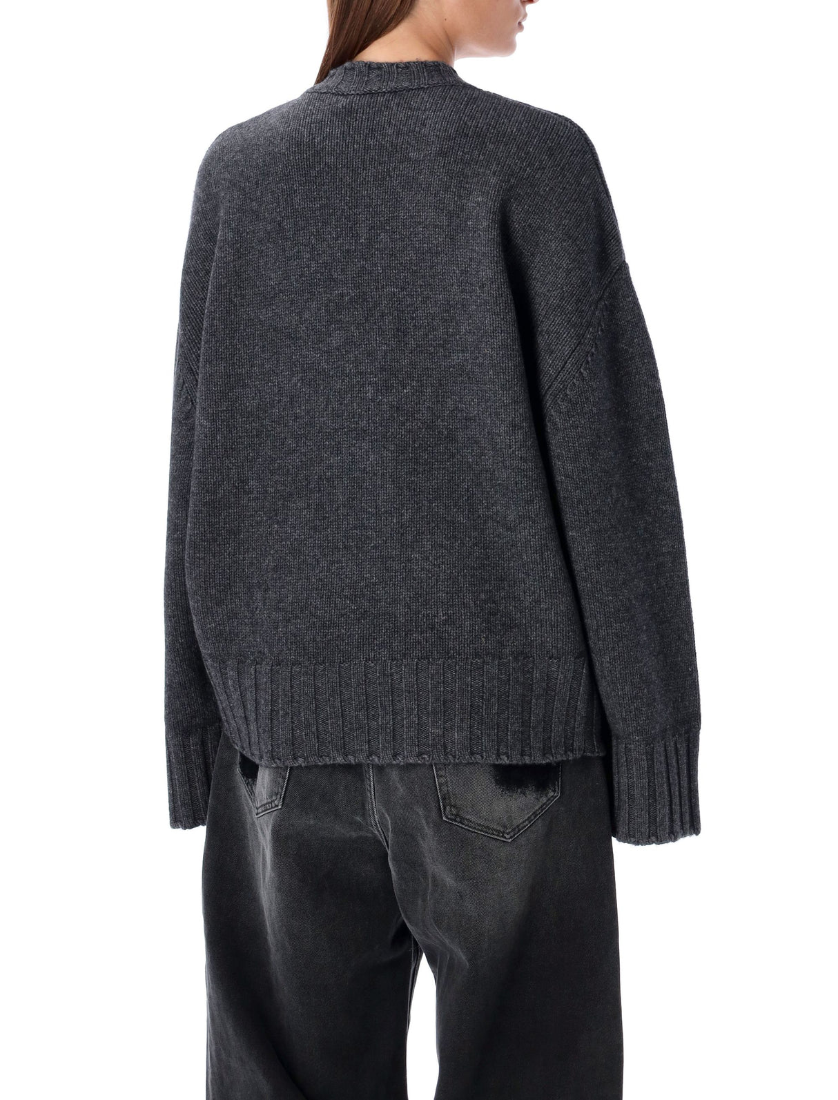 THE ATTICO Oversized Cozy Wool-Cashmere Sweater