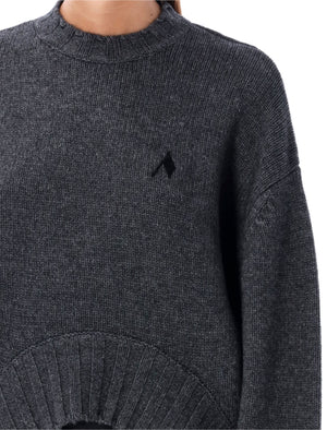 THE ATTICO Oversized Cozy Wool-Cashmere Sweater