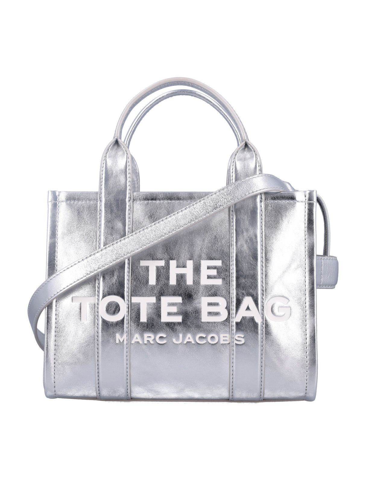 MARC JACOBS Mini Metallic Tote Handbag