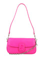 MARC JACOBS Chic Hot Pink Mini Leather Shoulder Bag