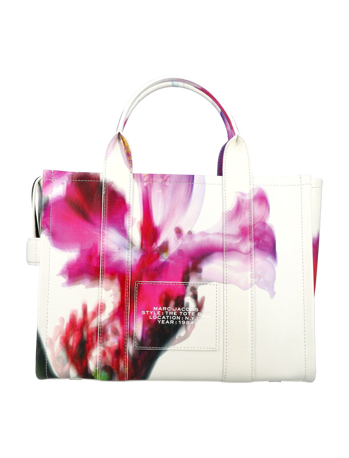 MARC JACOBS Future Floral Medium Leather Tote