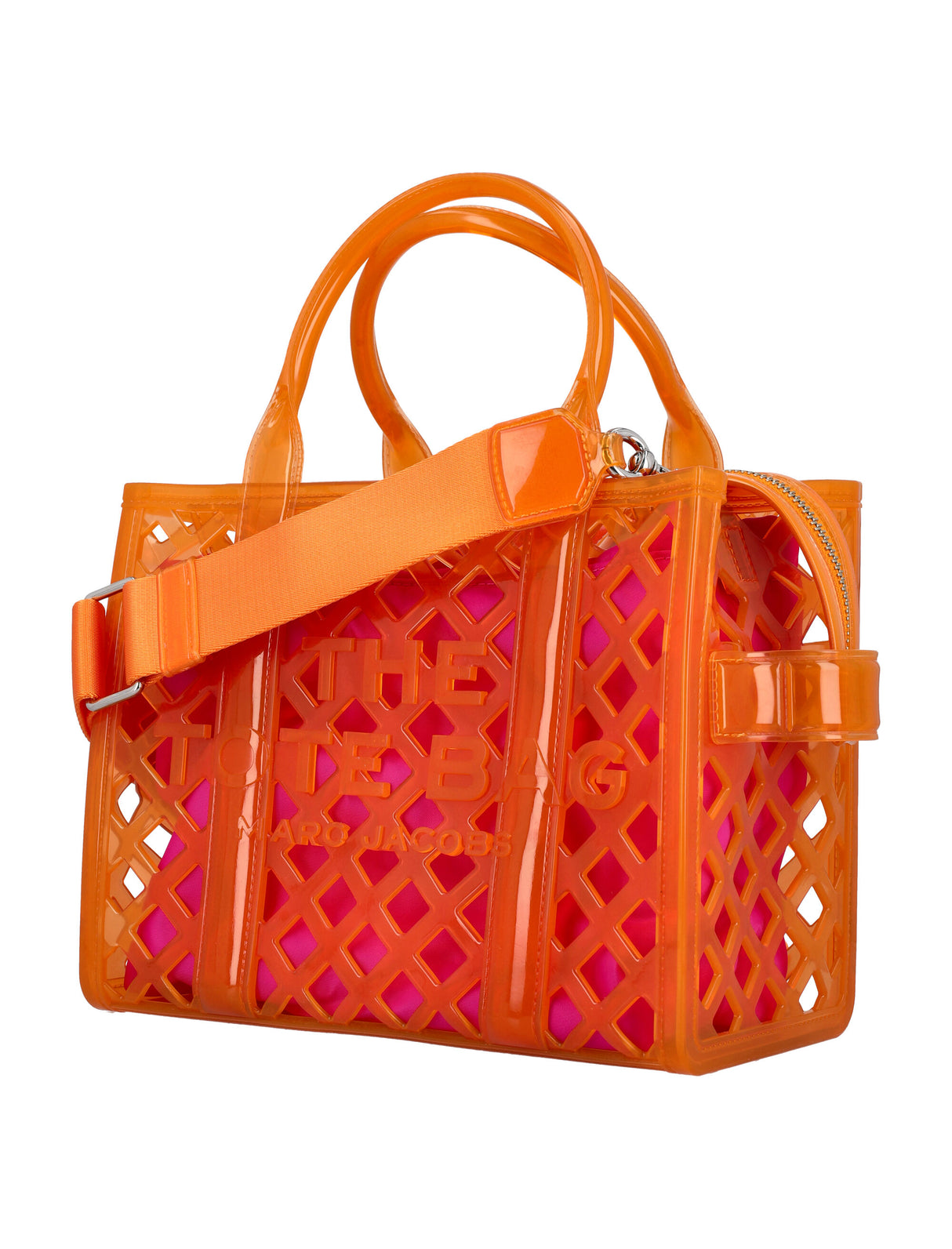 MARC JACOBS The Small Jelly Tote in Tangerine