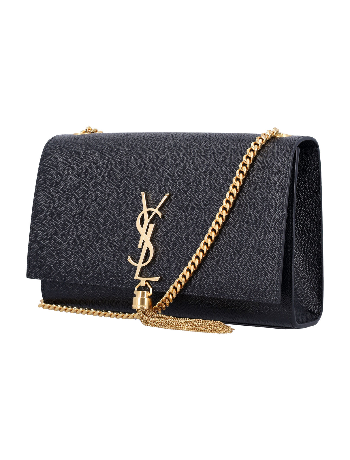 SAINT LAURENT Medium Tassel Shoulder Handbag