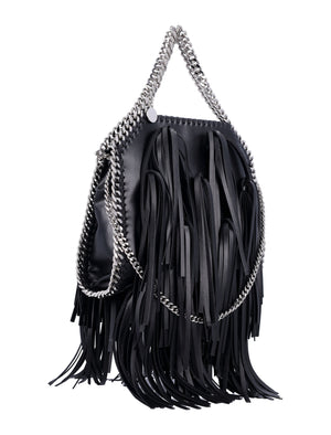 STELLA MCCARTNEY Mini Tote Handbag with Fringed Detail