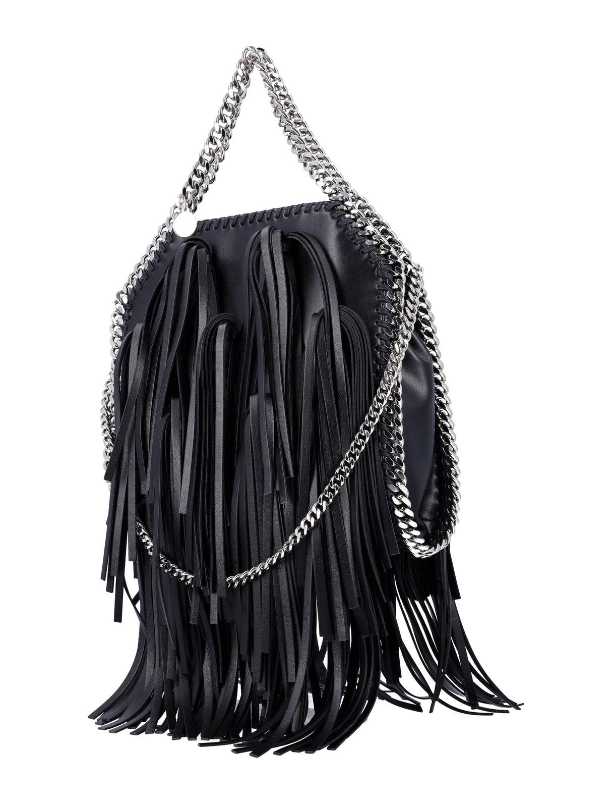 STELLA MCCARTNEY Mini Tote Handbag with Fringed Detail