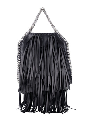 STELLA MCCARTNEY Mini Tote Handbag with Fringed Detail