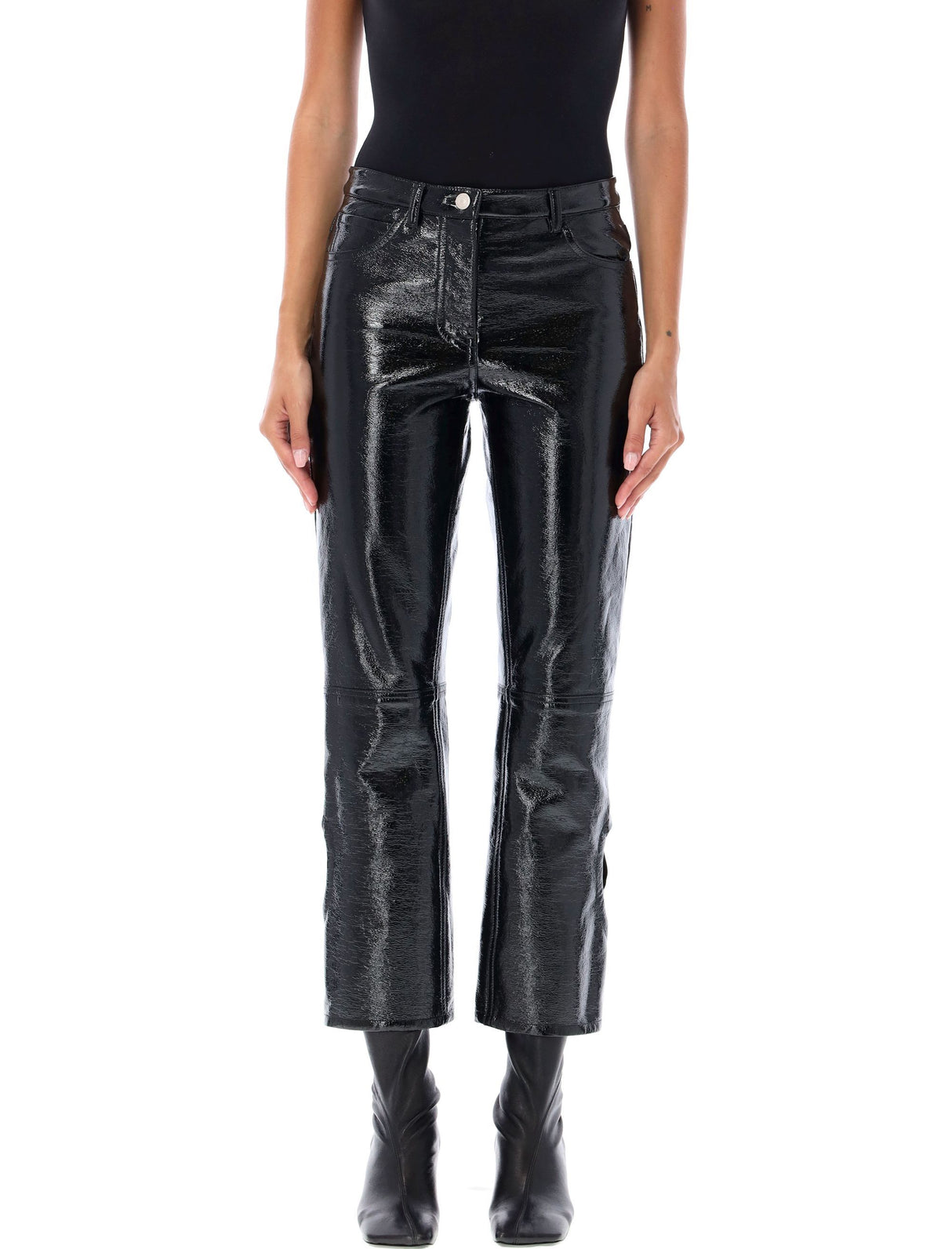 COURREGÈS Reversed Vinyl Pants for Women - Fall/Winter 2024