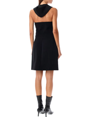 COURREGÈS Sleek Hooded Mini Dress - Size 36