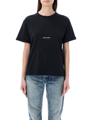 SAINT LAURENT Classic Logo Cotton Tee