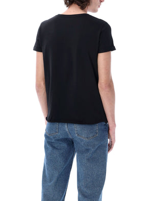 SAINT LAURENT Refined Cotton Logo Tee