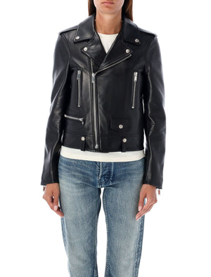 SAINT LAURENT Classic Motor Biker Jacket - Size 38