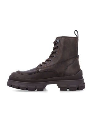 MONCLER Hevea City Leather Boots for Men