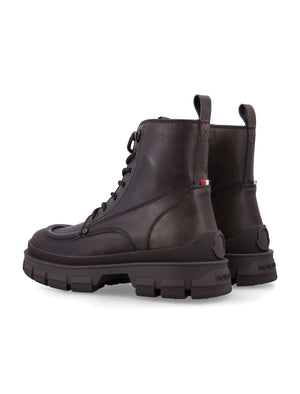 MONCLER Hevea City Leather Boots for Men