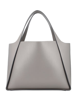 STELLA MCCARTNEY Eco-Chic Logo-Embossed Tote with Detachable Pouch - 30x40x15 cm