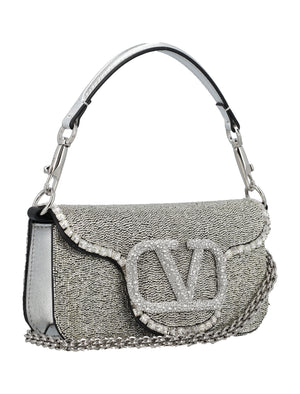 VALENTINO GARAVANI Mini Jewel-Embellished Silk Handbag