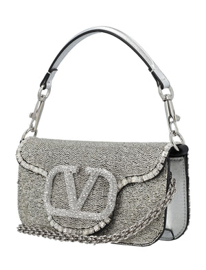 VALENTINO GARAVANI Mini Jewel-Embellished Silk Handbag