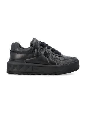 VALENTINO GARAVANI ONE STUD Low-Top Leather Sneakers