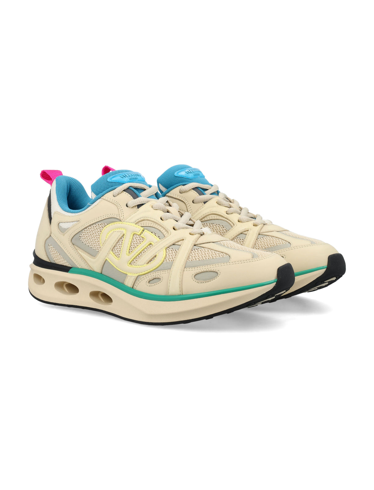 VALENTINO GARAVANI EasyJog Multicolor Leather Sneakers