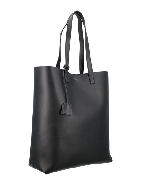 SAINT LAURENT Bold Leather Executive Handbag (33 x 39 x 13.5 cm)
