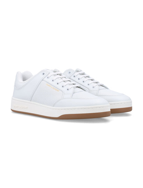 SAINT LAURENT Luxury Low-Top Leather Sneakers