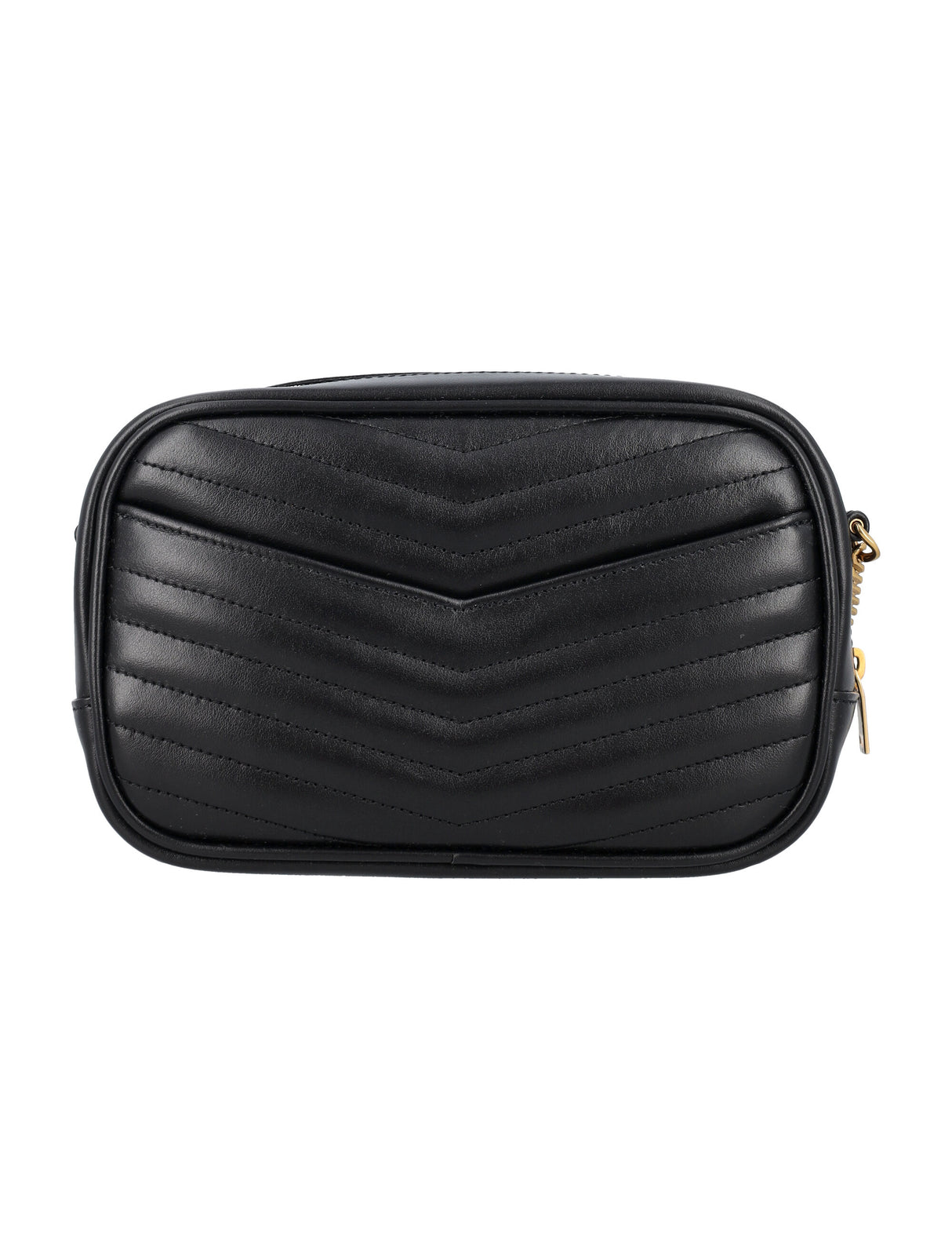 SAINT LAURENT Elegant Quilted Leather Mini Camera Bag – 13.5 x 20 x 6 cm