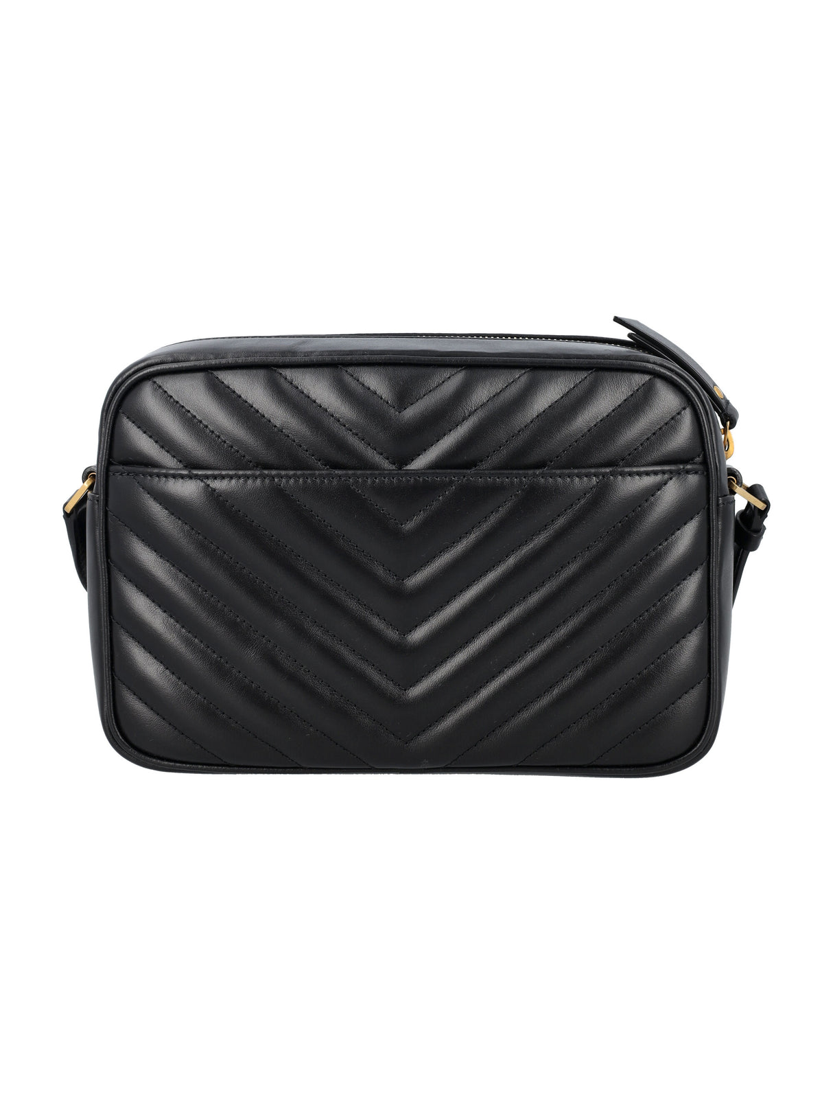 SAINT LAURENT Elegant Mini Black Leather Handbag