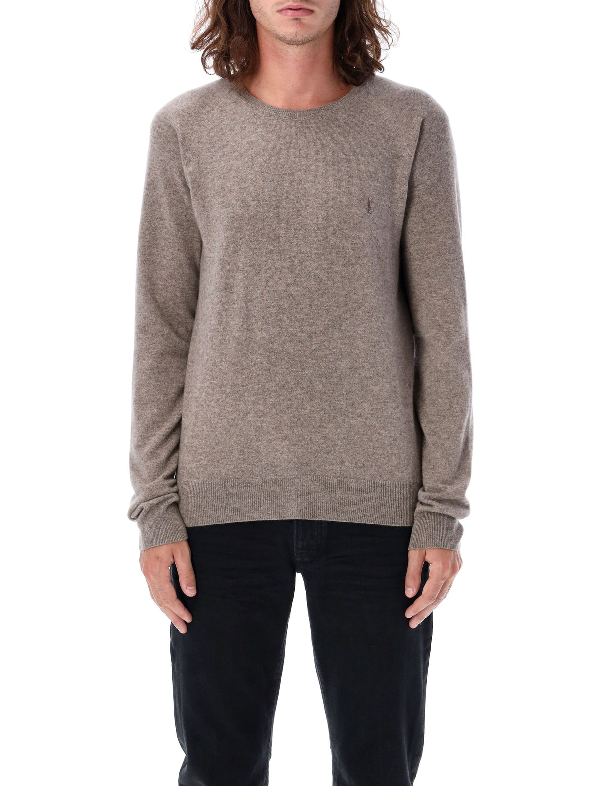 SAINT LAURENT Slim Fit Cashmere Sweater - Size L