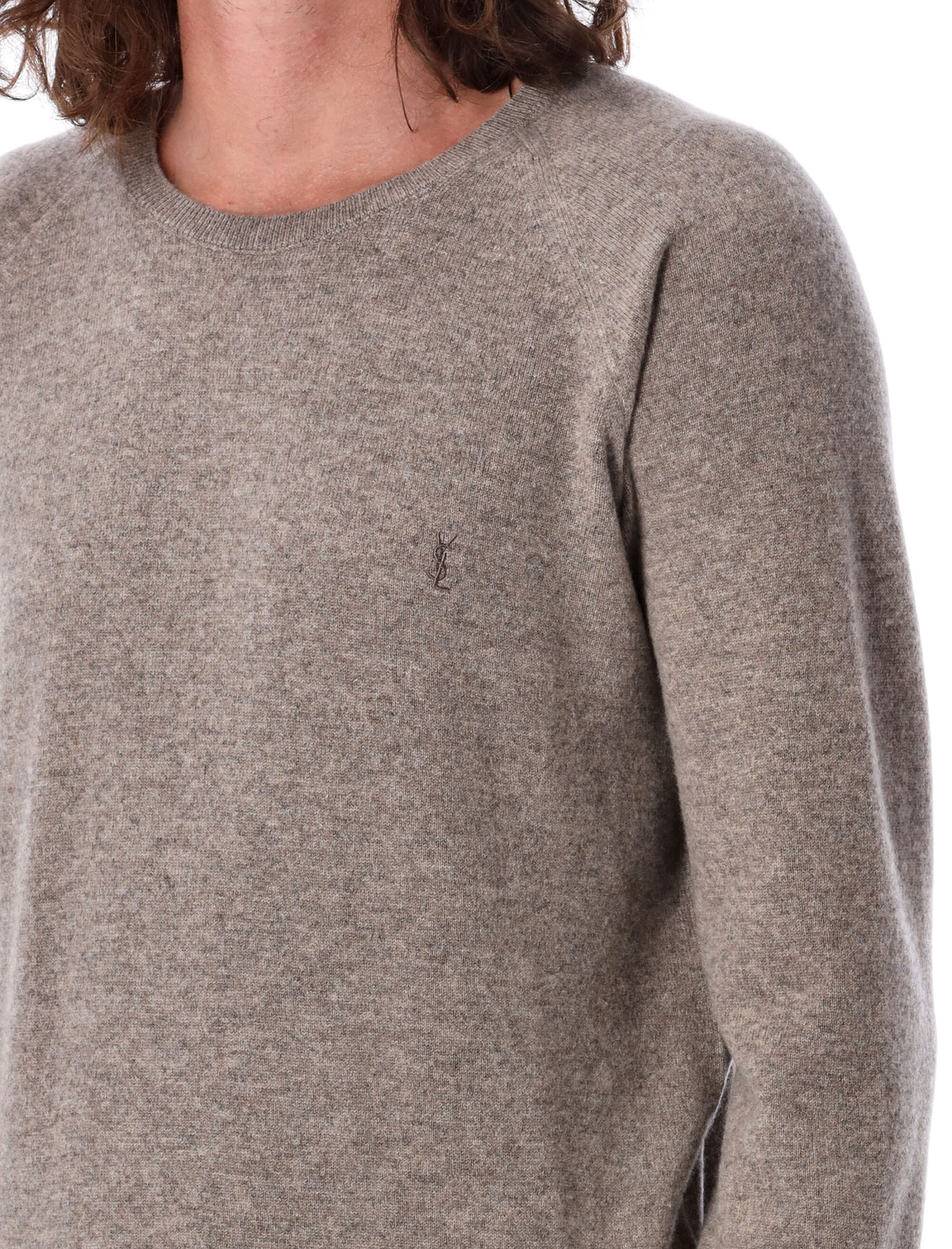 SAINT LAURENT Slim Fit Cashmere Sweater - Size L