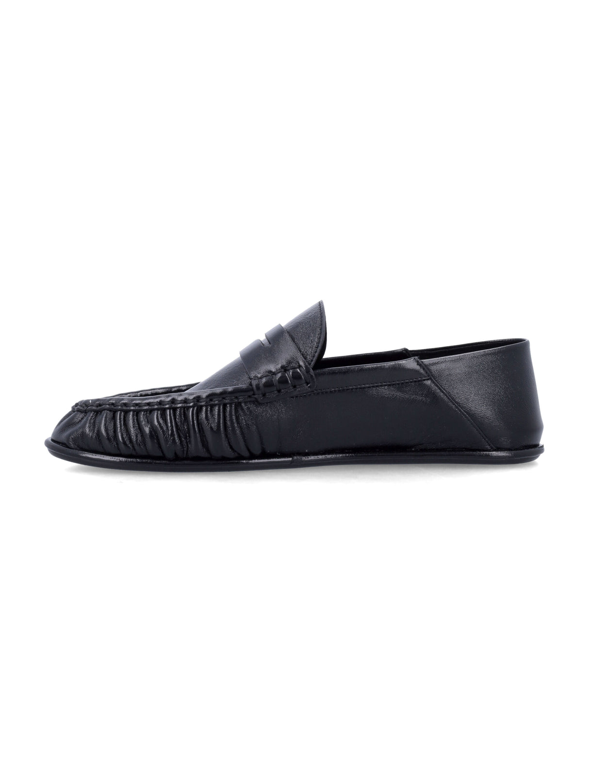 SAINT LAURENT Men's Penny Loafers with Flexible Design