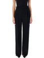 SAINT LAURENT Mid-Rise Relaxed Straight Leg Pants