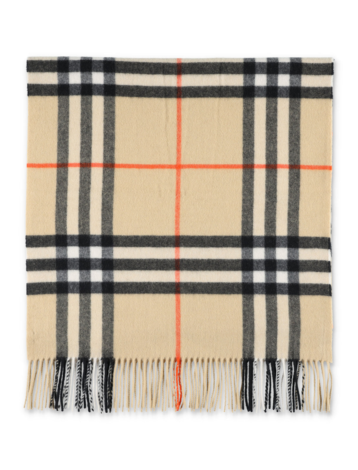 BURBERRY Luxury Giant Check Cashmere Scarf