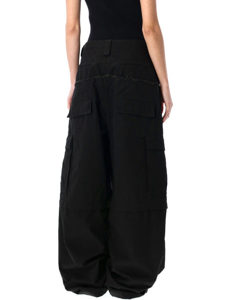 BALENCIAGA Cut-Up Cargo Pants - Oversized Fit XS