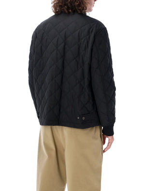 BURBERRY Classic Quilted Jacket with Check Lining - Size L