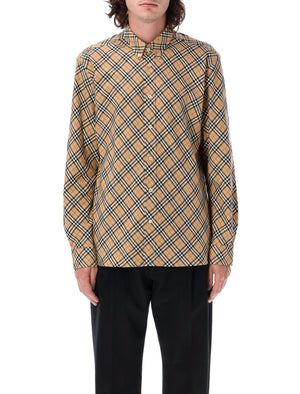 BURBERRY Classic Check Cotton Shirt - Available in XL