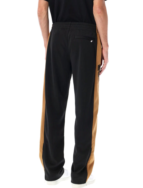 BURBERRY Men's B Shield T-shirt Track Pants - Straight Loose Fit