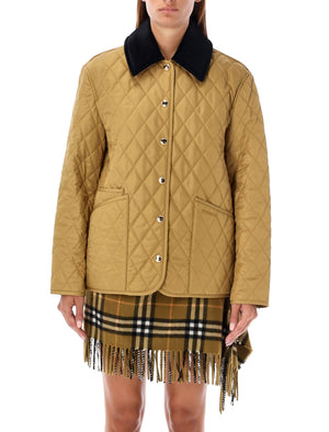 BURBERRY Quilted Barn Jacket - Women's Regular Fit