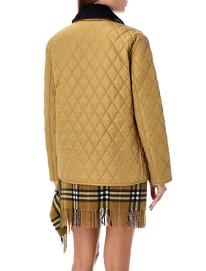 BURBERRY Quilted Barn Jacket - Women's Regular Fit