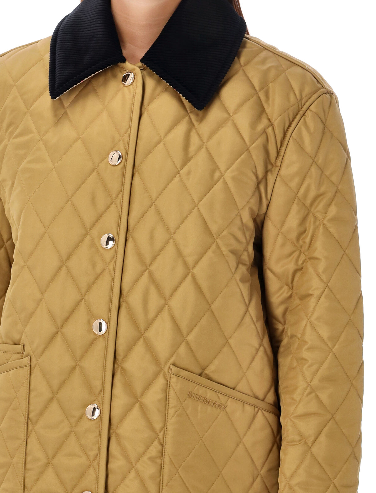 BURBERRY Quilted Barn Jacket - Women's Regular Fit