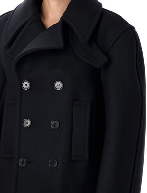 SAINT LAURENT Oversized Women's Peacoat - Fall/Winter 2024