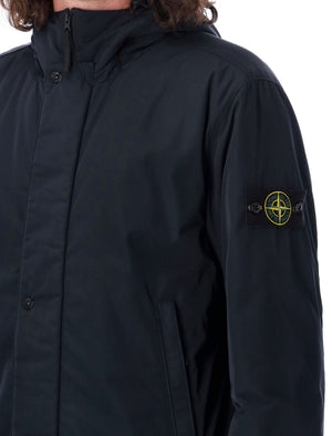 STONE ISLAND Men's Regular Fit Microwtwill Hooded Jacket - Size L