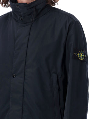 STONE ISLAND Seamless Nylon Down Jacket with Stand Collar