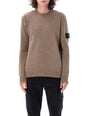 STONE ISLAND Luxury Lambswool Crew-Neck Sweater