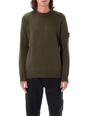 STONE ISLAND Relaxed Fit Crewneck Sweater - Size L