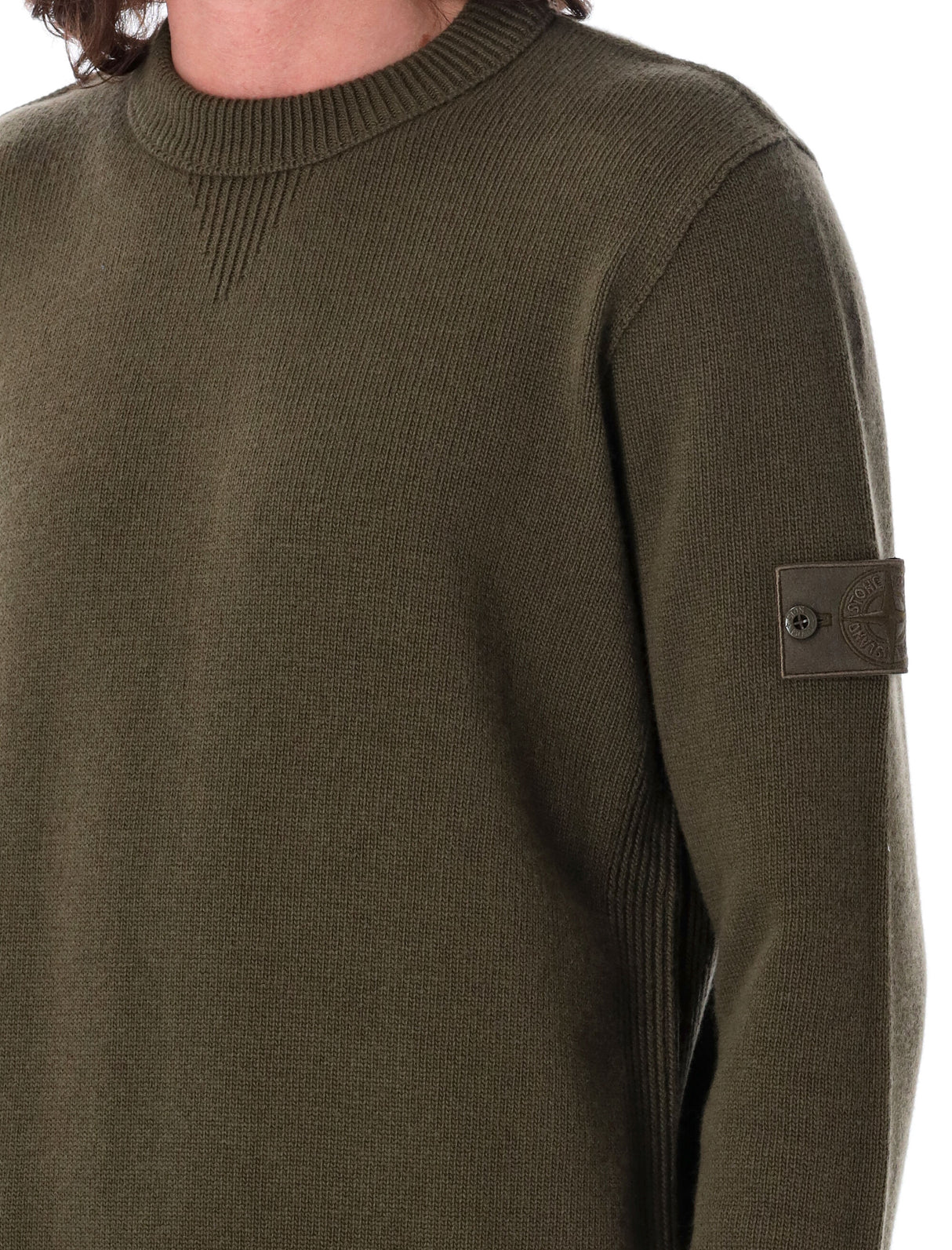 STONE ISLAND Relaxed Fit Crewneck Sweater - Size L