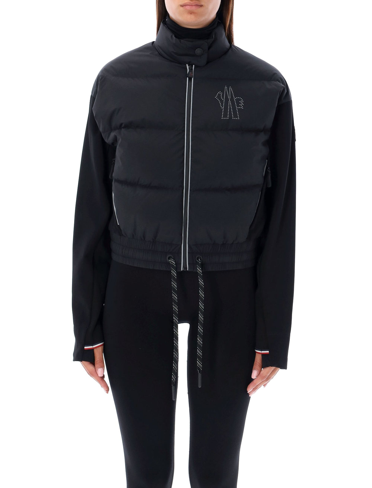 MONCLER GRENOBLE Elegant Zip-Up Wool Blend Cardigan