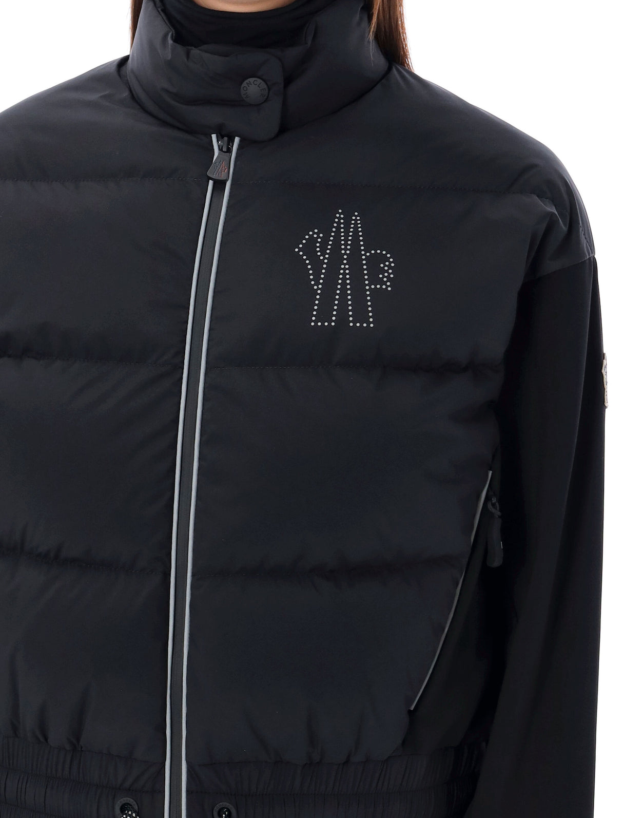 MONCLER GRENOBLE Elegant Zip-Up Wool Blend Cardigan