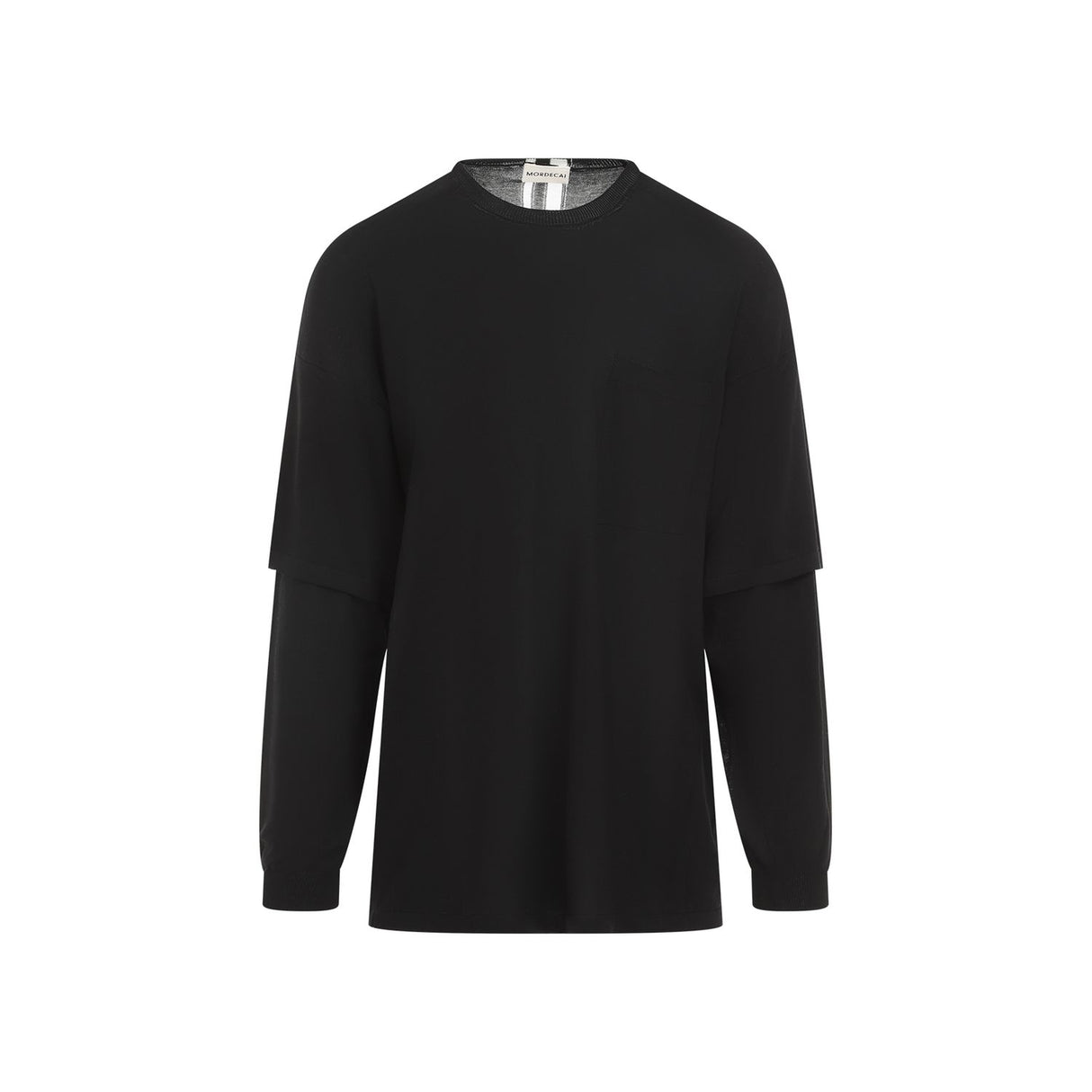 MORDECAI Double Layer Cotton Sweater for Men - FW24