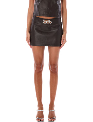 DIESEL Fitted High Waist Mini Skirt