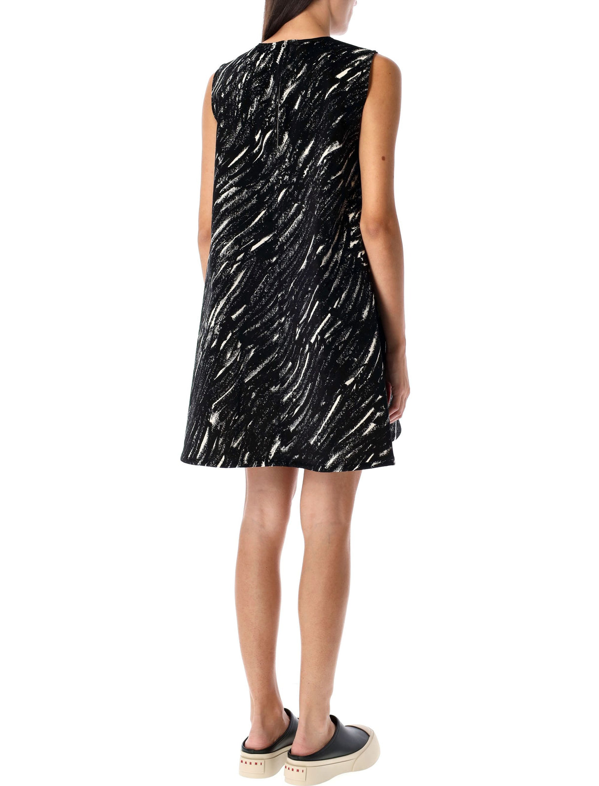 MARNI Chic A-Line Velvet Mini Dress - Size 40