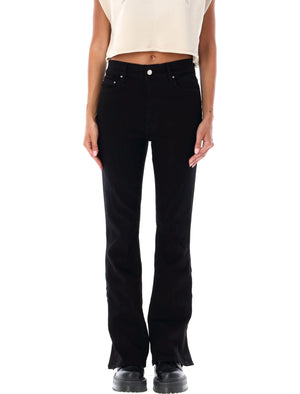 AMIRI High-Rise Flared Black Denim Jeans